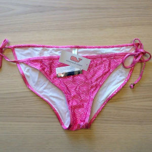 Cute String Bikini Bottom Whale Tails hot pink